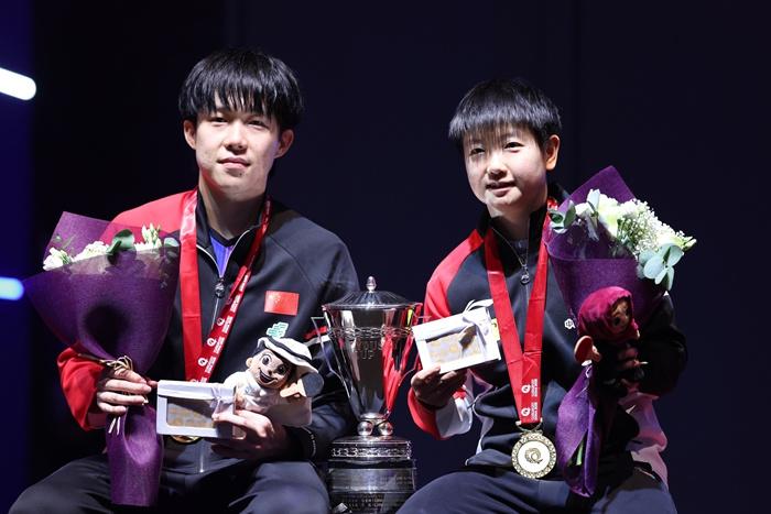 三連冠！王楚欽/孫穎莎奪得世乒賽混雙冠軍