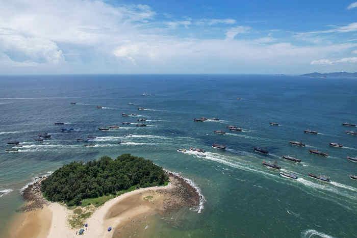 南海開漁 廣東閘坡漁港千帆競(jìng)發(fā)耕海牧漁