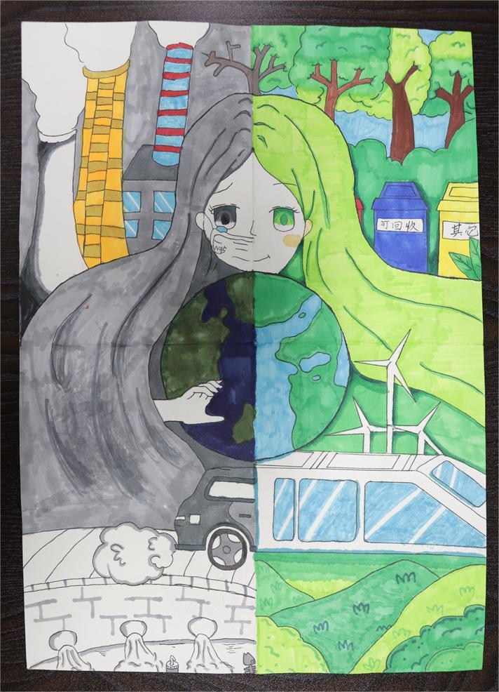 《保護氣候，人人有責(zé)》林鈴涵 11歲