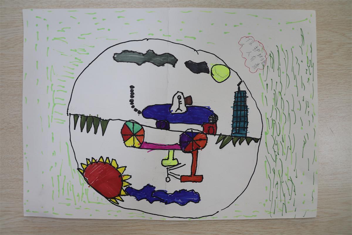 《保護地球，人人有責(zé)》 蘇熙博 9歲