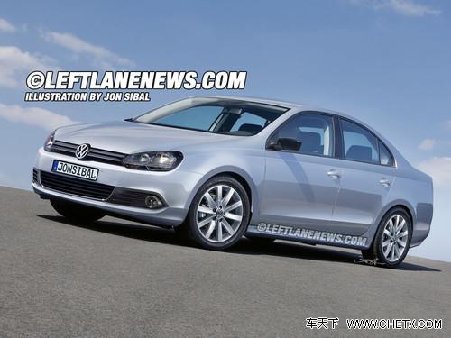 高爾夫靈魂附體 2011款大眾捷達合成圖