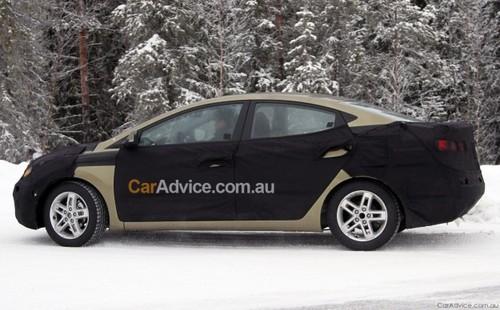 后排空間提升 換代伊蘭特雪地諜照再曝