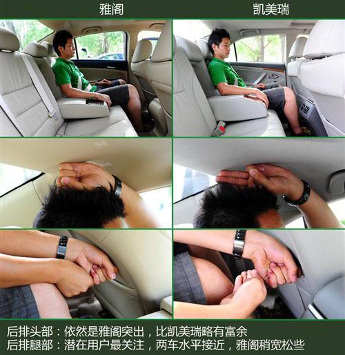 中型車(chē)銷(xiāo)量王PK 2010款雅閣對(duì)比凱美瑞