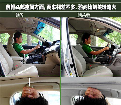 中型車(chē)銷(xiāo)量王PK 2010款雅閣對(duì)比凱美瑞