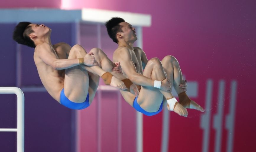 廣東隊摘得跳水項目男子團體冠軍