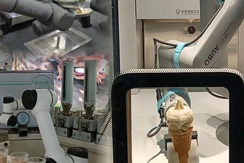 拉花咖啡、冰激凌、奶茶，它們做得水靈靈