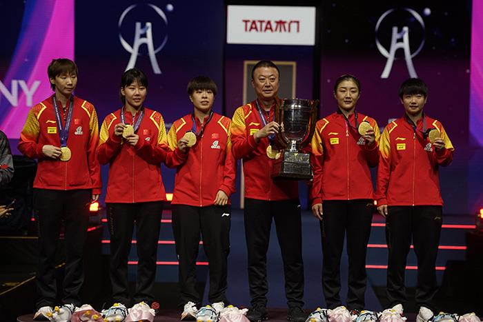 逆轉(zhuǎn)擊敗日本隊！國乒女隊奪得世乒賽六連冠